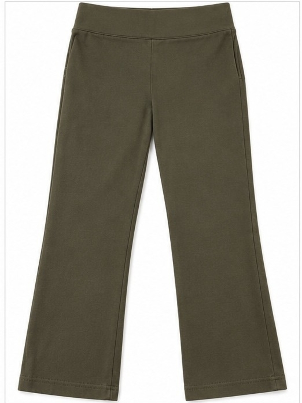 Lee Women's Size 16 Flex Motion Regular Fit Straight Leg Mid Rise Olive Pants27